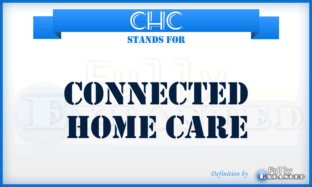 CHC - Connected Home Care