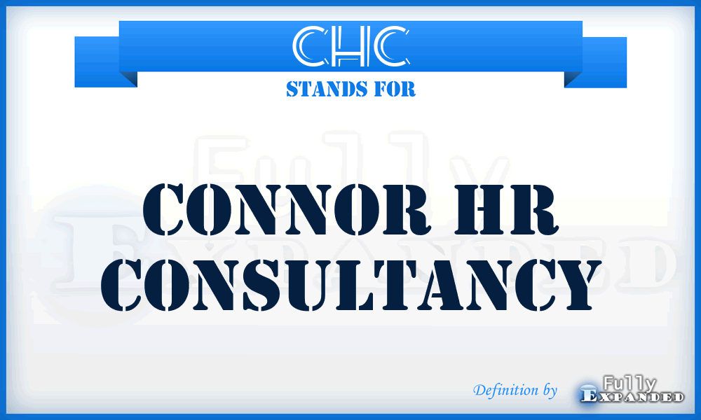 CHC - Connor Hr Consultancy