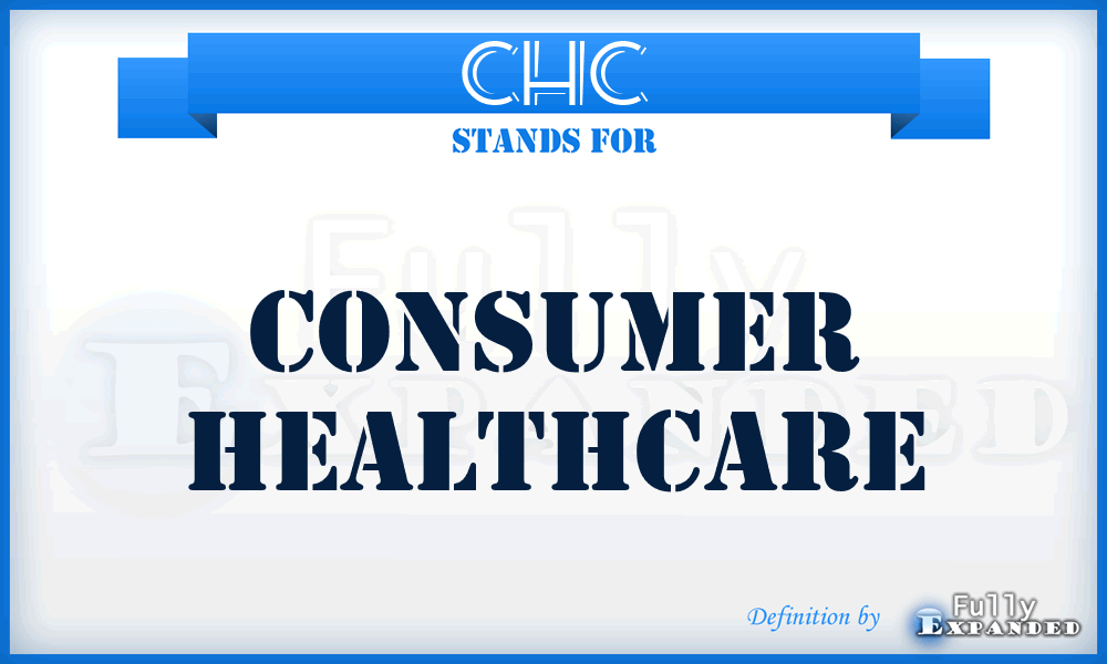 CHC - Consumer HealthCare