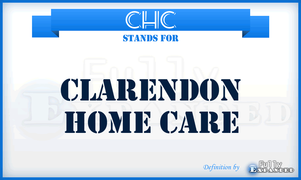 CHC - Clarendon Home Care