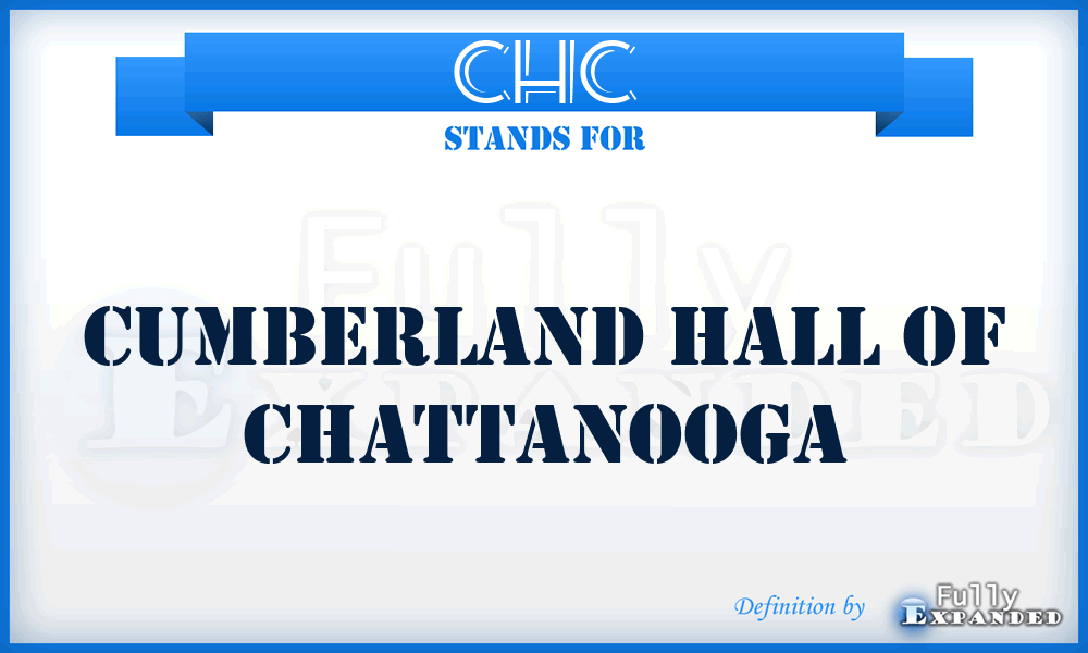 CHC - Cumberland Hall of Chattanooga