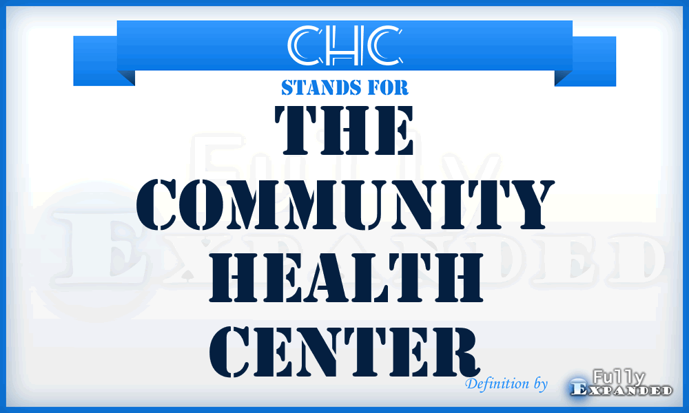 CHC - The Community Health Center