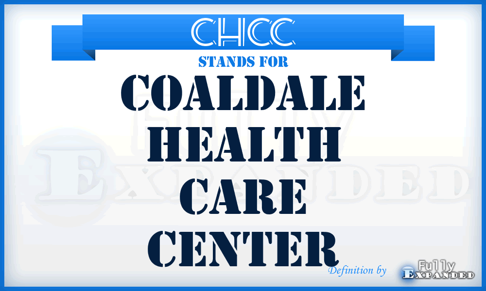 CHCC - Coaldale Health Care Center