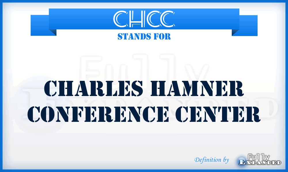 CHCC - Charles Hamner Conference Center
