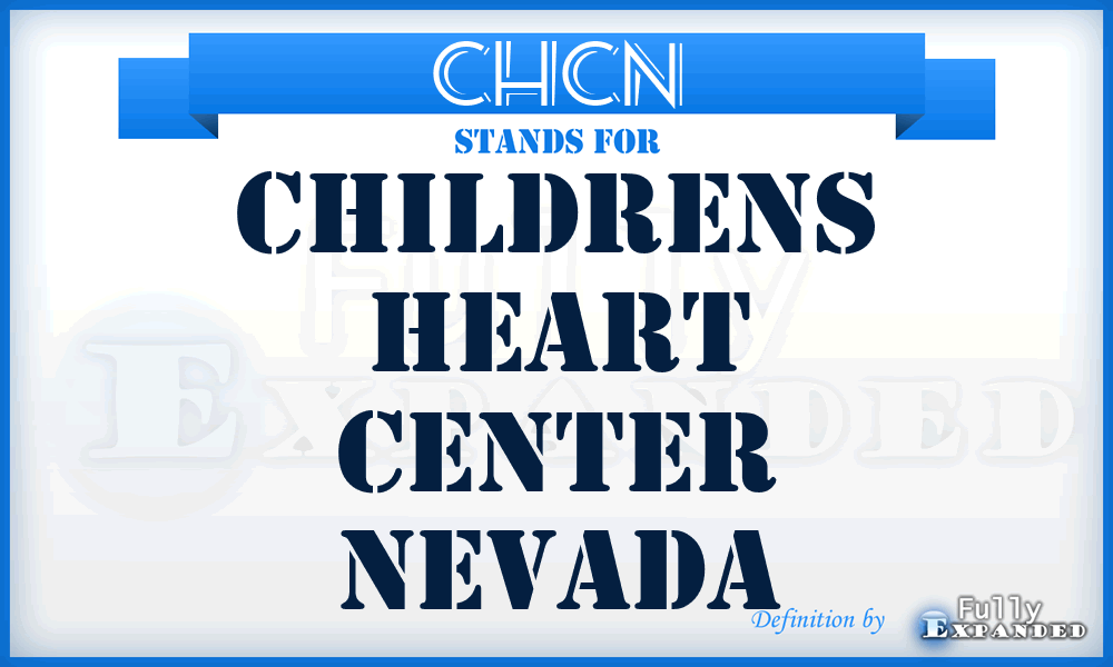 CHCN - Childrens Heart Center Nevada