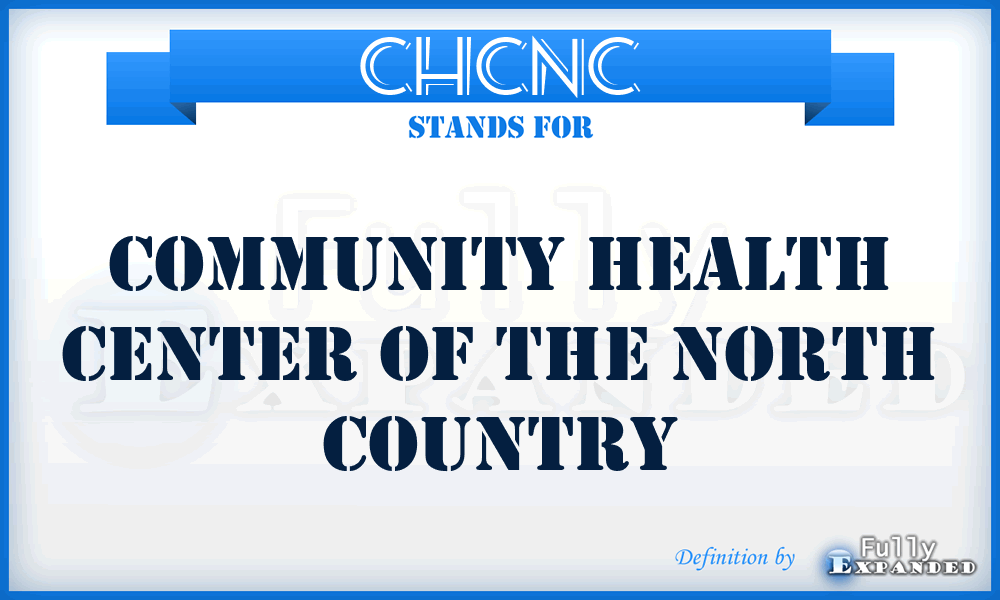 CHCNC - Community Health Center of the North Country