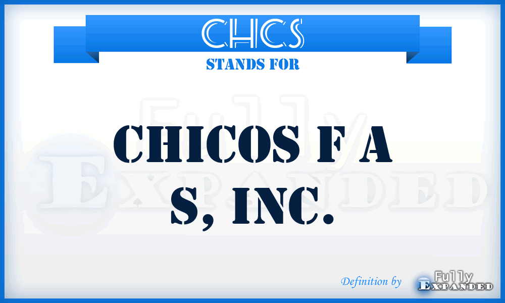 CHCS - Chicos F A S, Inc.