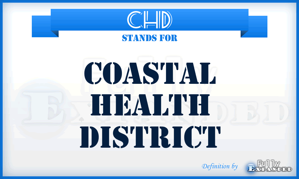 CHD - Coastal Health District