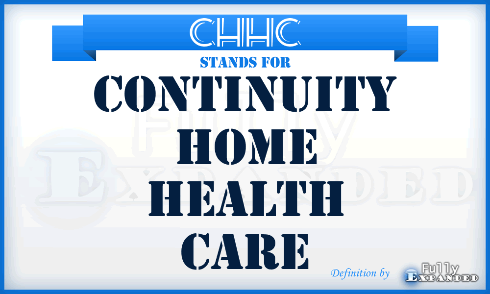 CHHC - Continuity Home Health Care
