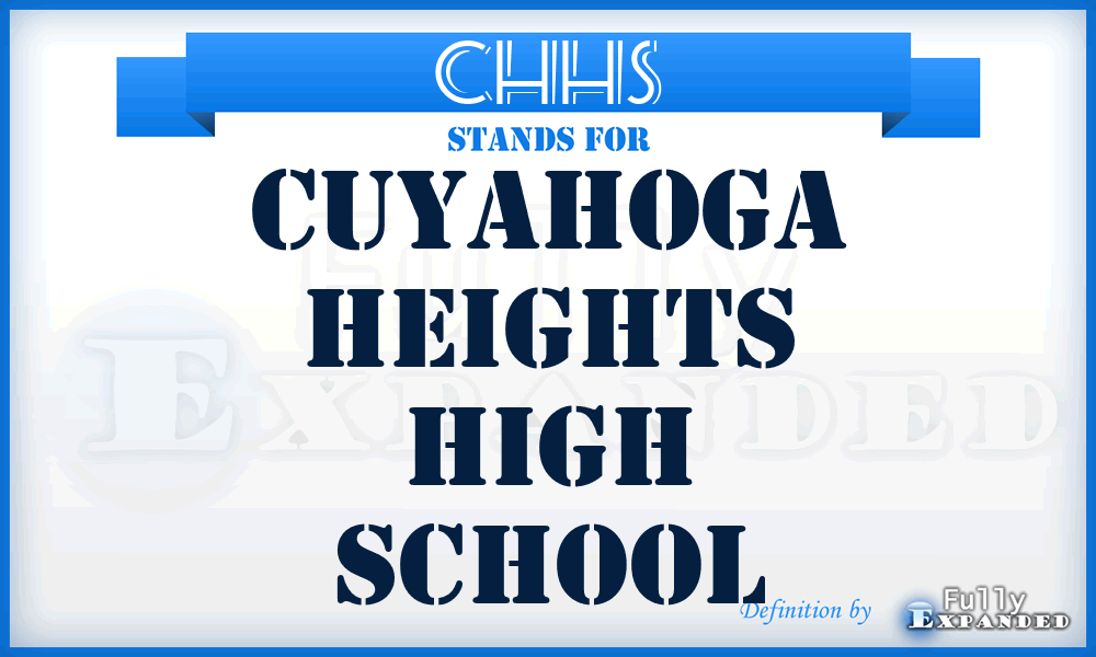 CHHS - Cuyahoga Heights High School
