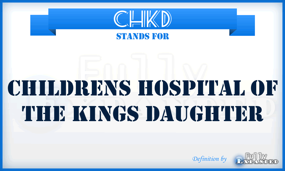 CHKD - Childrens Hospital of the Kings Daughter