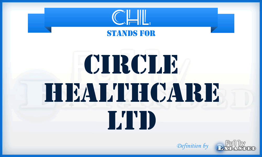 CHL - Circle Healthcare Ltd