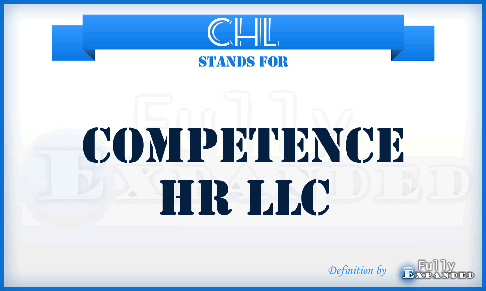 CHL - Competence Hr LLC