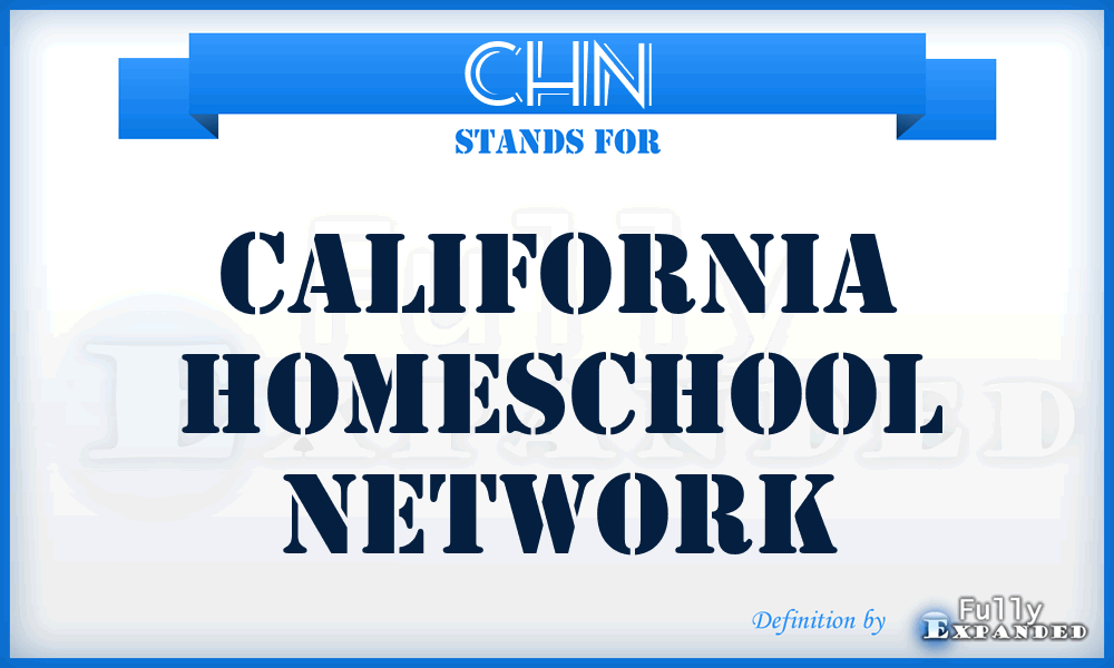 CHN - California Homeschool Network