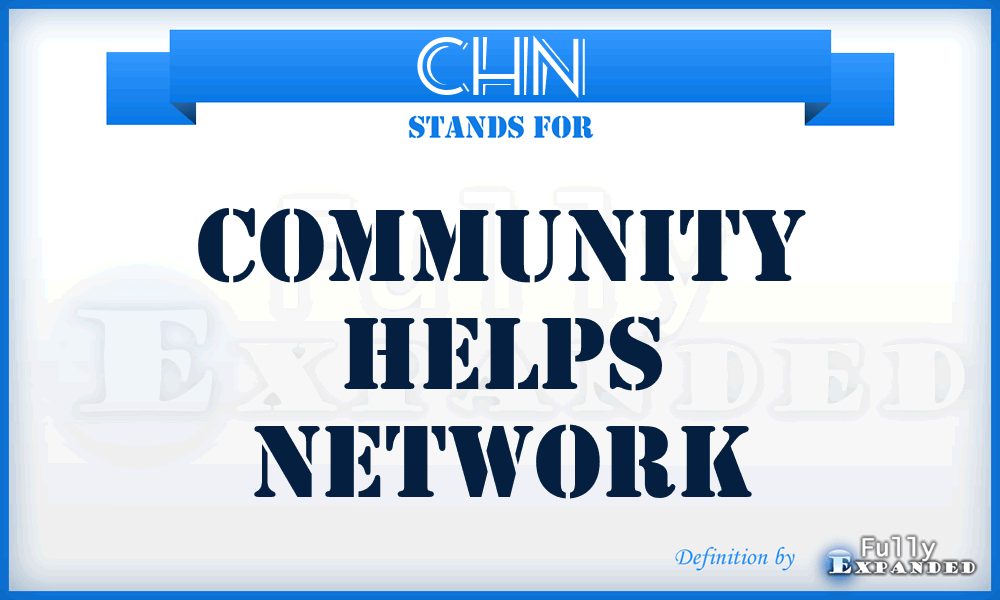 CHN - Community Helps Network