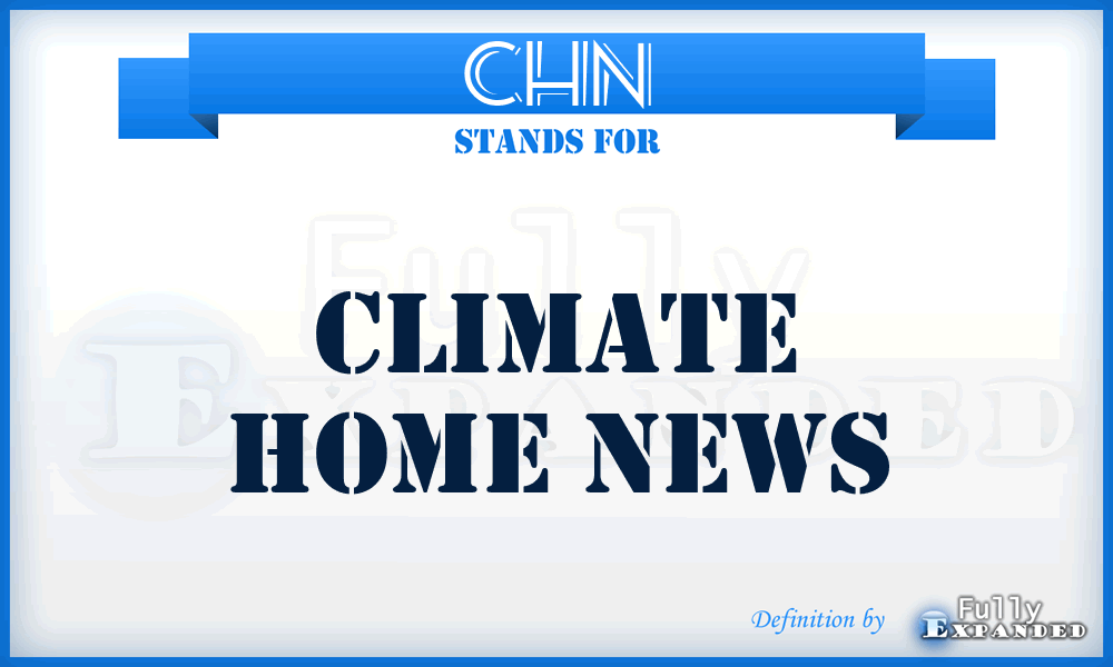 CHN - Climate Home News