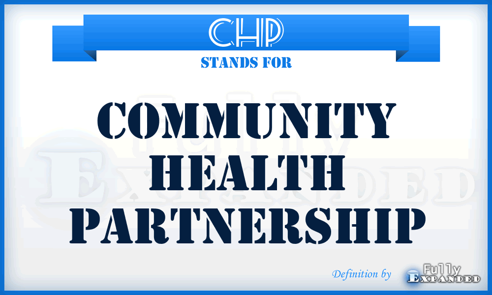 CHP - Community Health Partnership