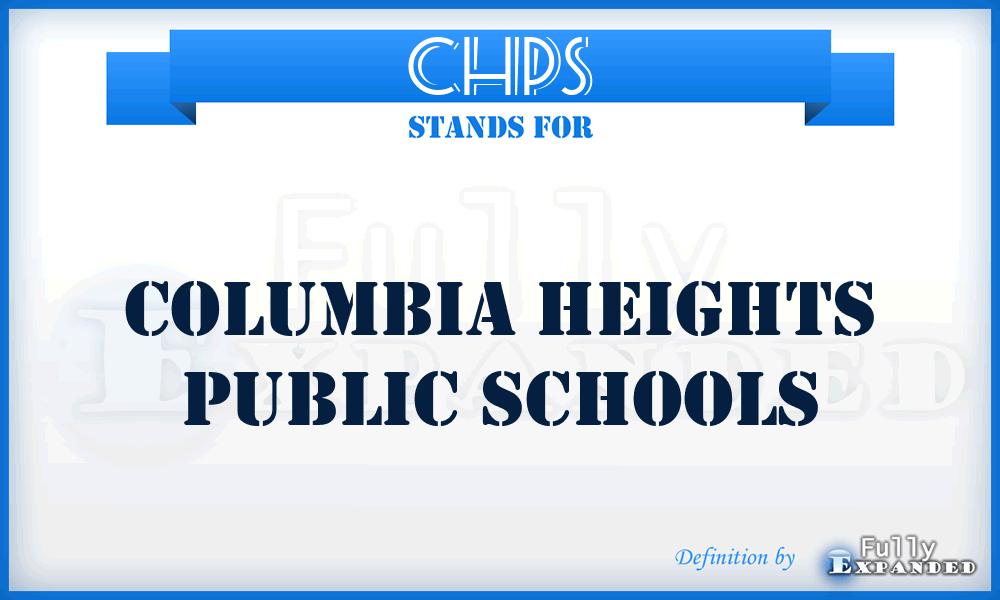 CHPS - Columbia Heights Public Schools