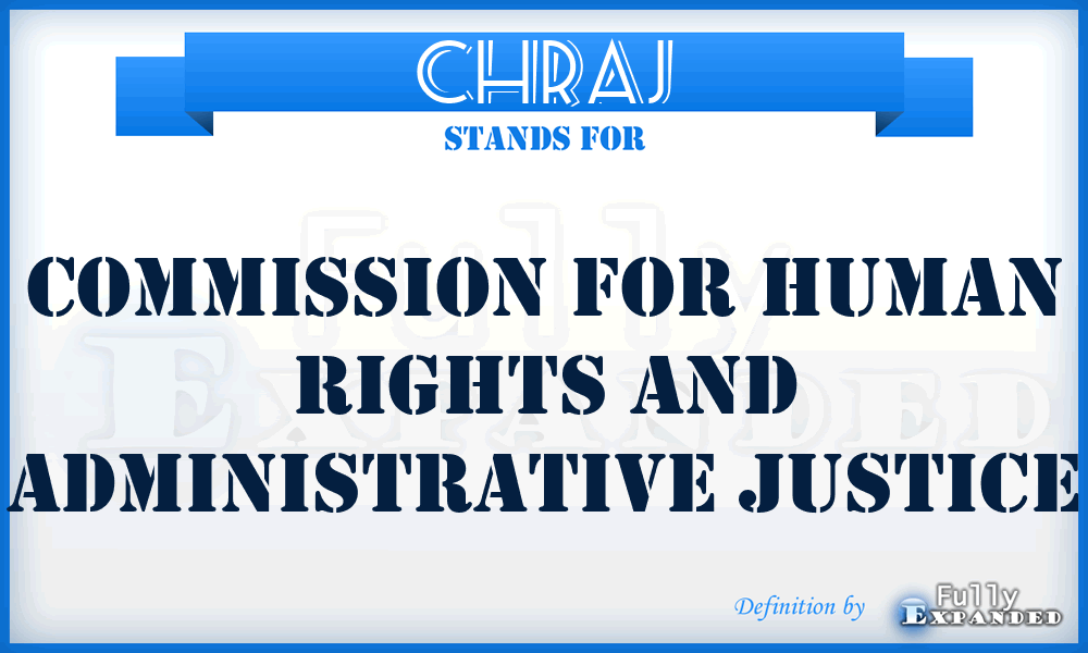 CHRAJ - Commission for Human Rights and Administrative Justice
