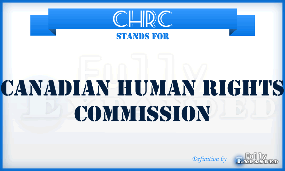 CHRC - Canadian Human Rights Commission