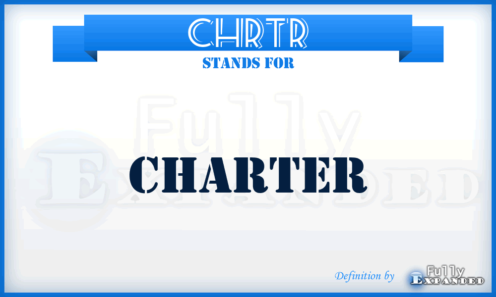 CHRTR - Charter