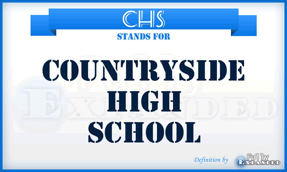 CHS - Countryside High School