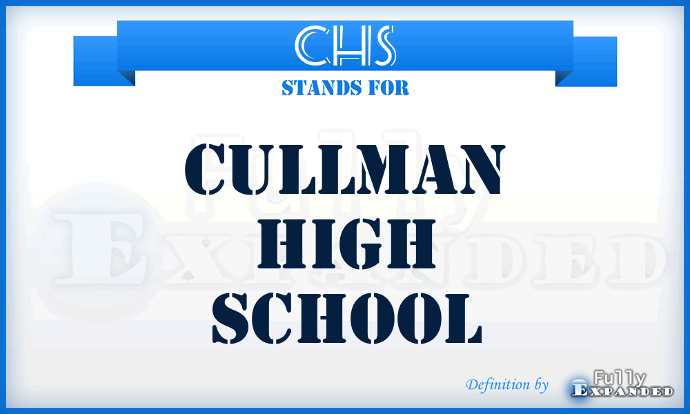 CHS - Cullman High School