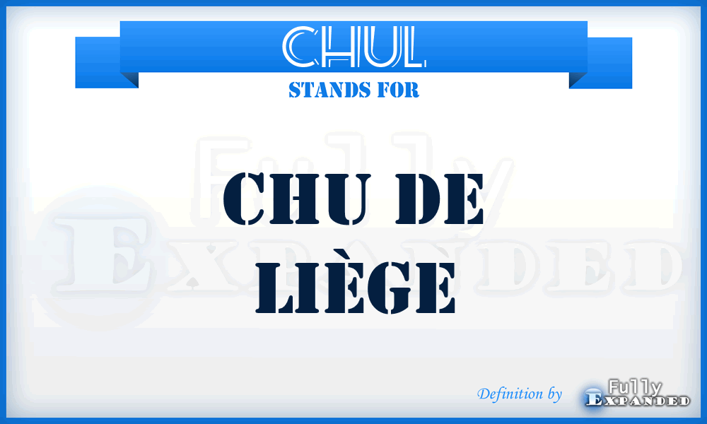 CHUL - CHU de Liège
