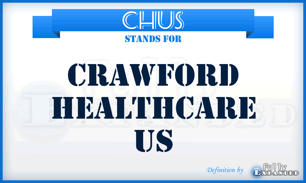 CHUS - Crawford Healthcare US