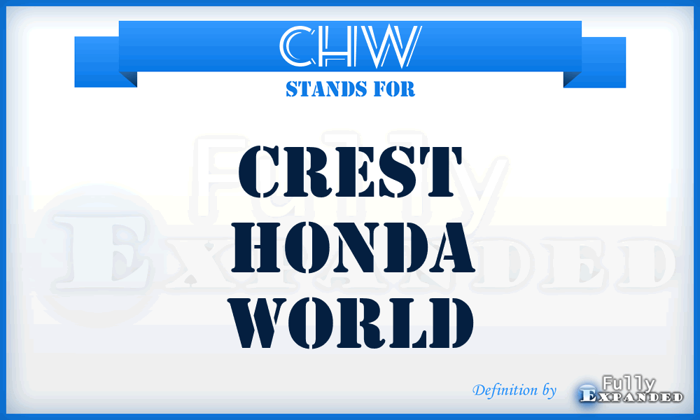 CHW - Crest Honda World