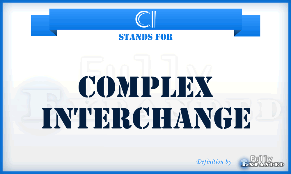 CI - Complex Interchange