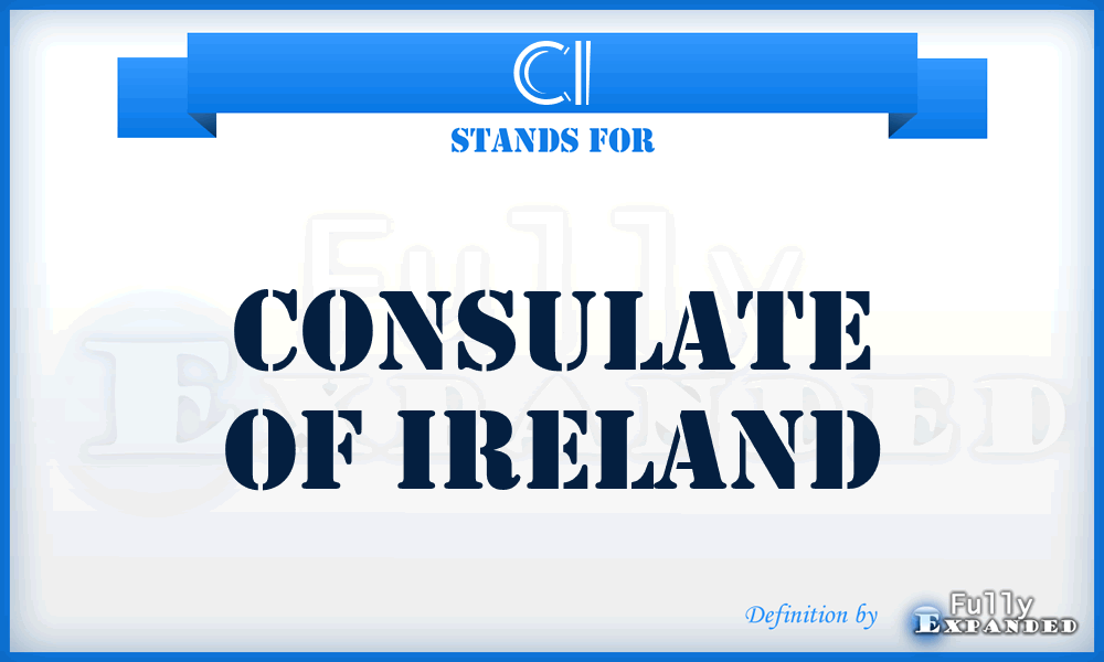 CI - Consulate of Ireland