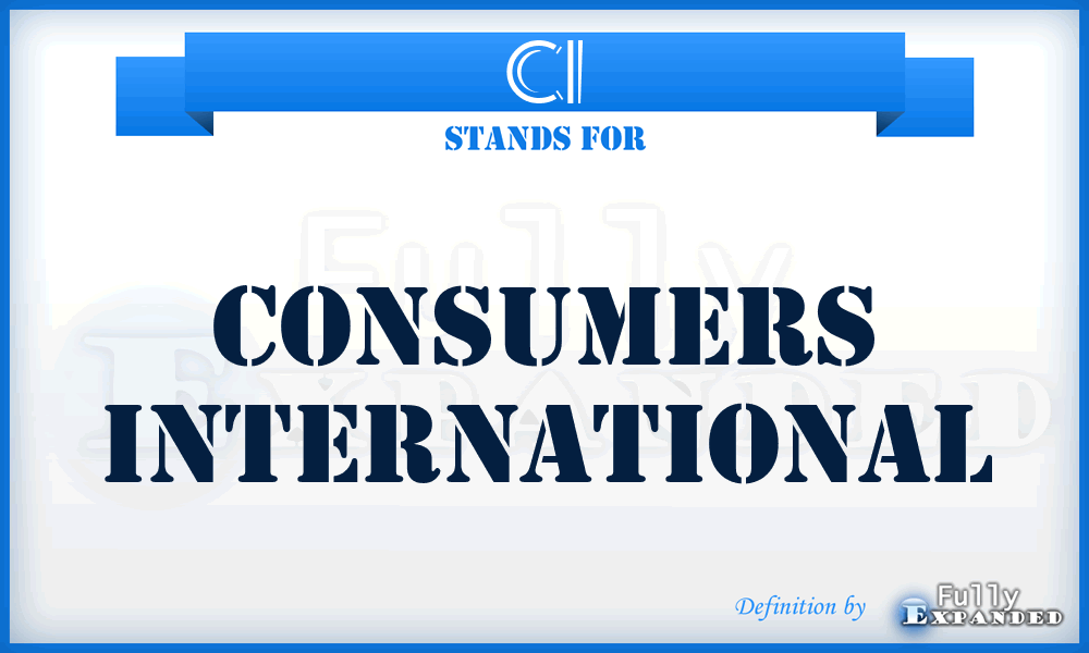 CI - Consumers International