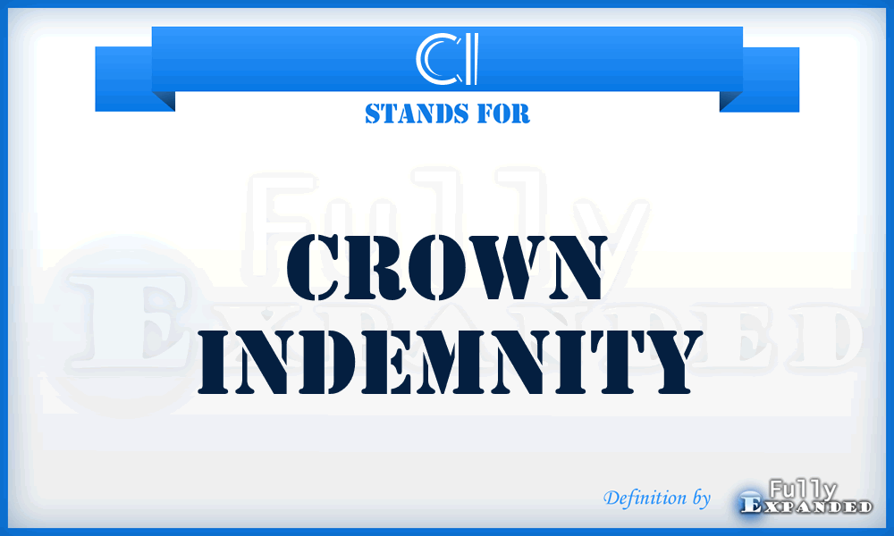 CI - Crown Indemnity