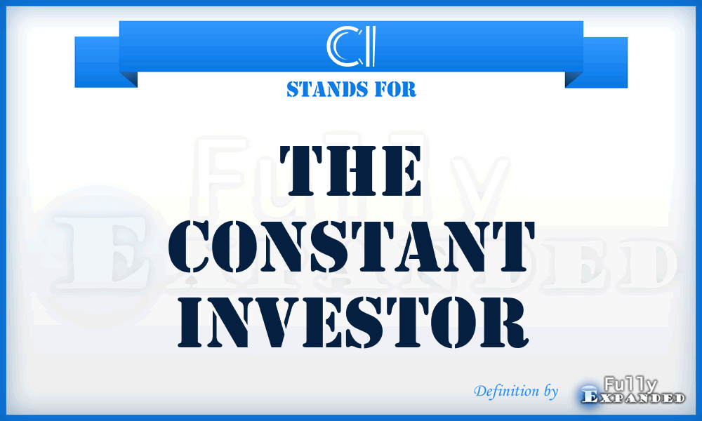 CI - The Constant Investor