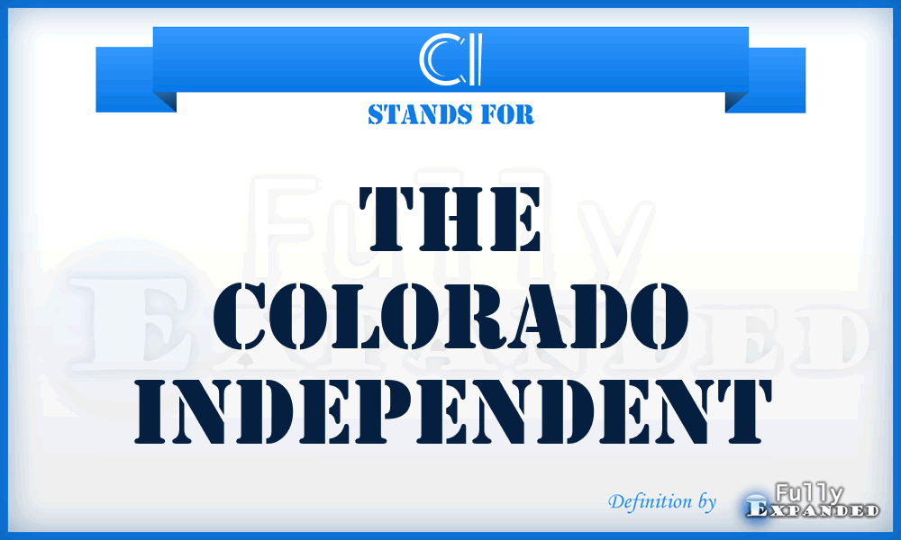 CI - The Colorado Independent