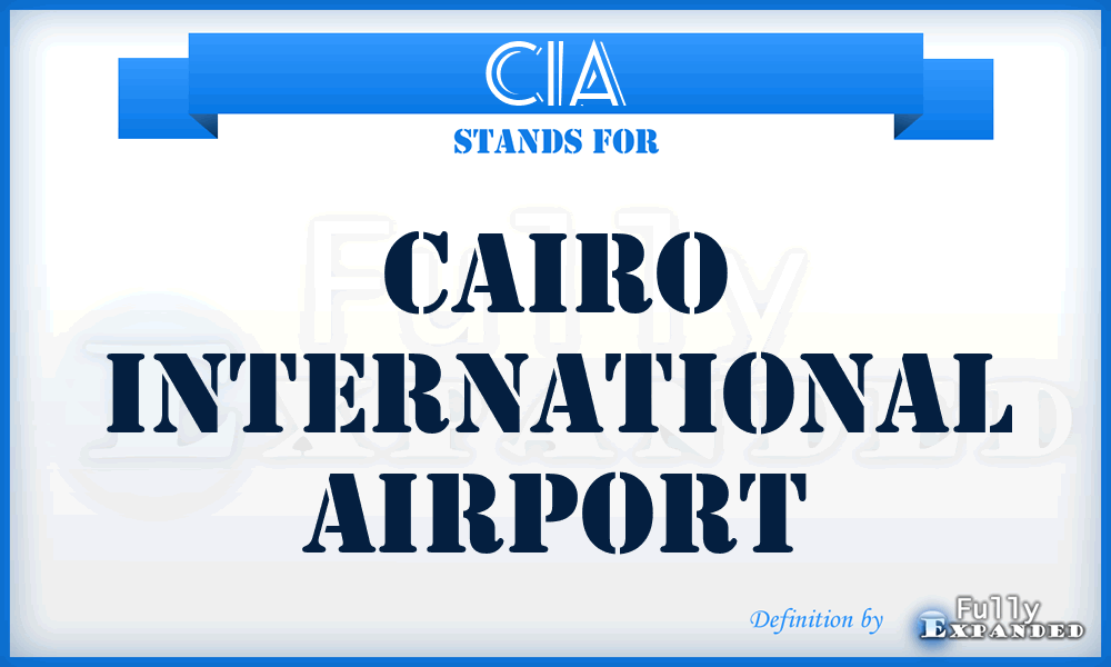 CIA - Cairo International Airport