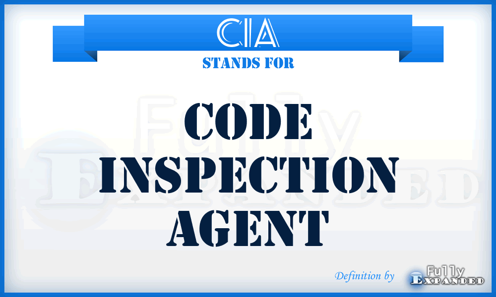 CIA - Code Inspection Agent