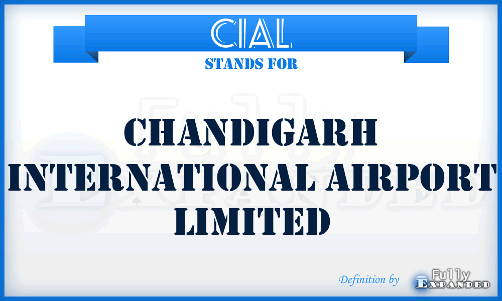 CIAL - Chandigarh International Airport Limited