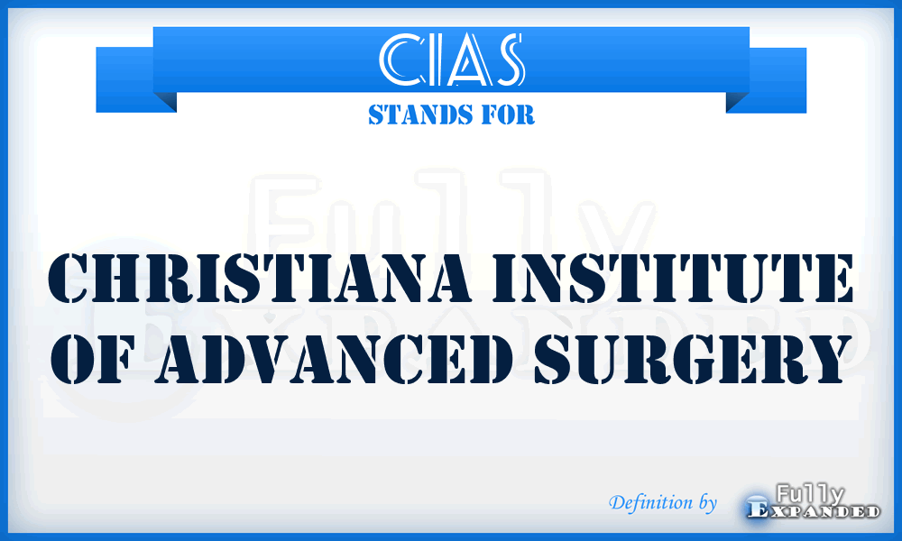 CIAS - Christiana Institute of Advanced Surgery