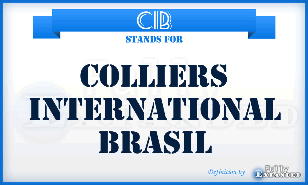 CIB - Colliers International Brasil