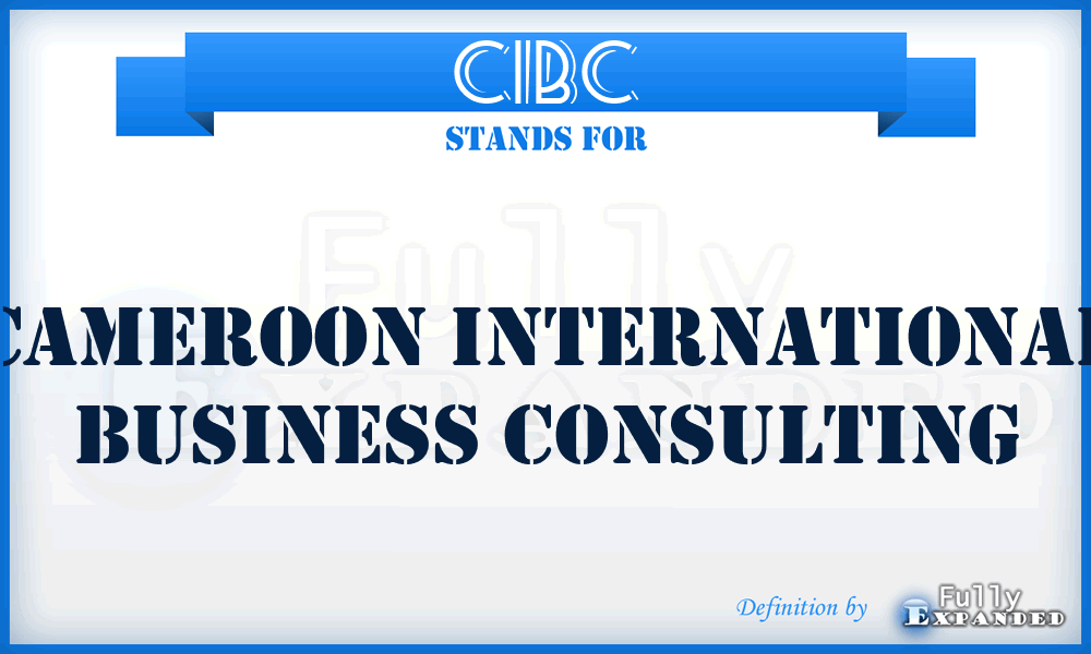 CIBC - Cameroon International Business Consulting