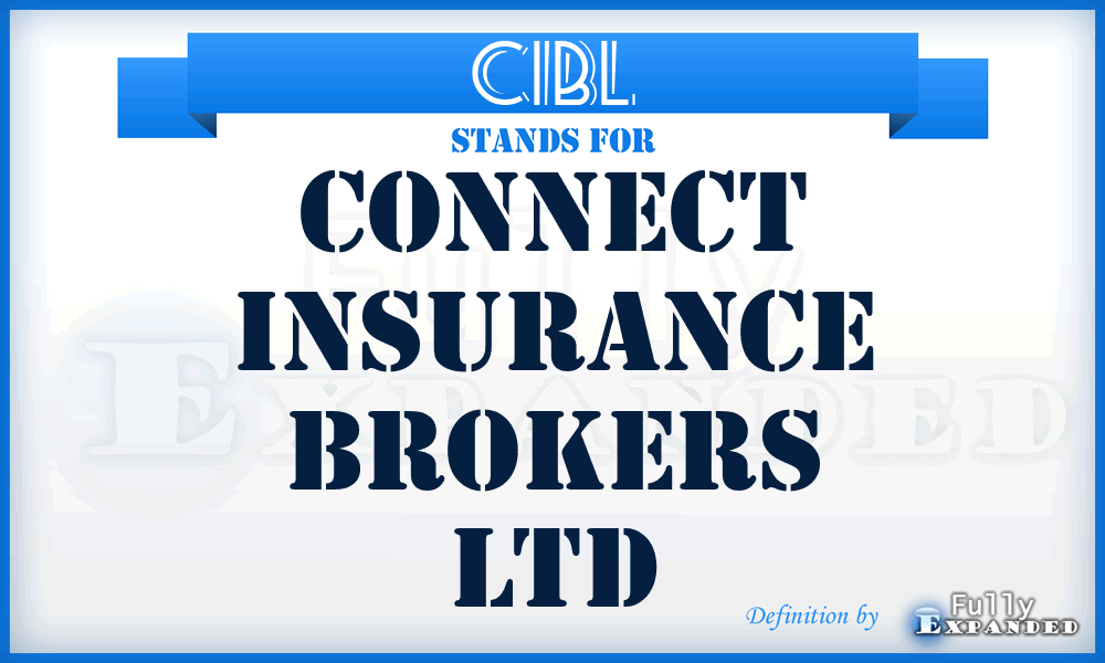 CIBL - Connect Insurance Brokers Ltd