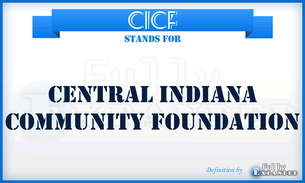 CICF - Central Indiana Community Foundation