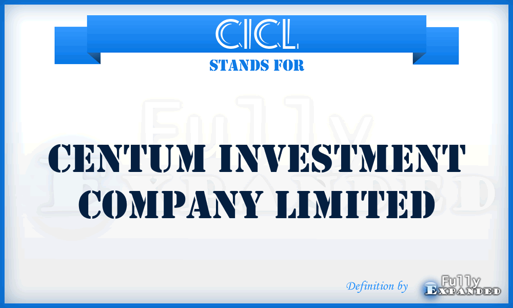 CICL - Centum Investment Company Limited