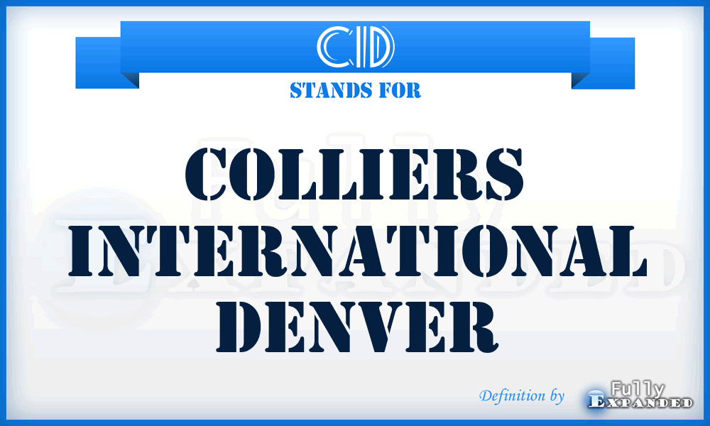 CID - Colliers International Denver