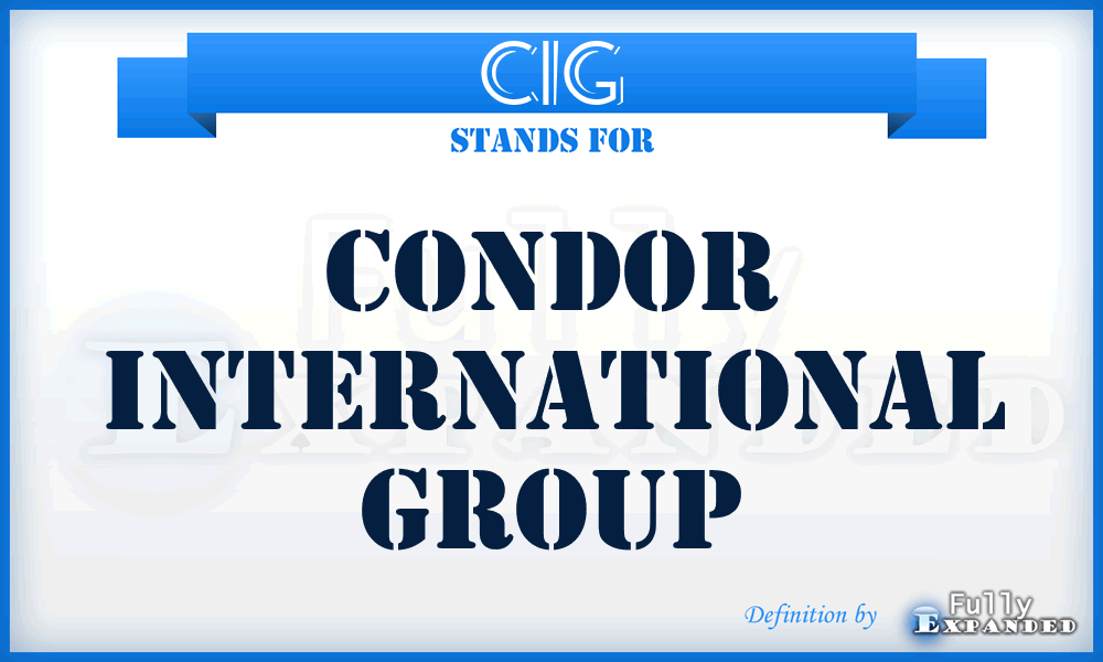 CIG - Condor International Group