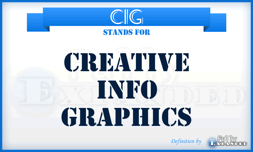 CIG - Creative Info Graphics