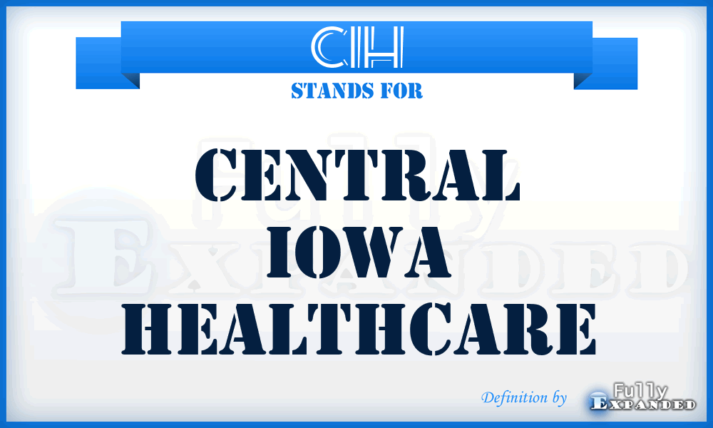 CIH - Central Iowa Healthcare