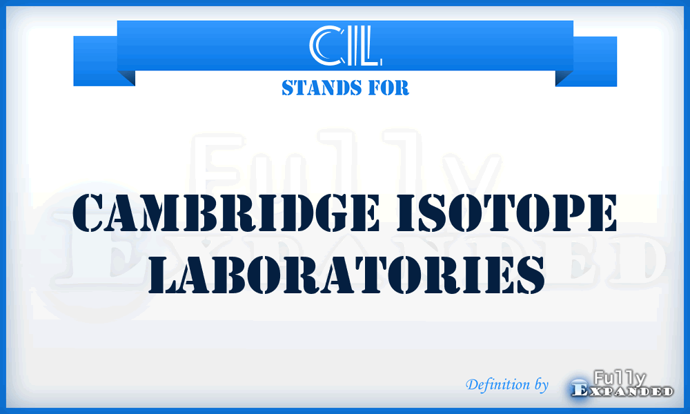 CIL - Cambridge Isotope Laboratories